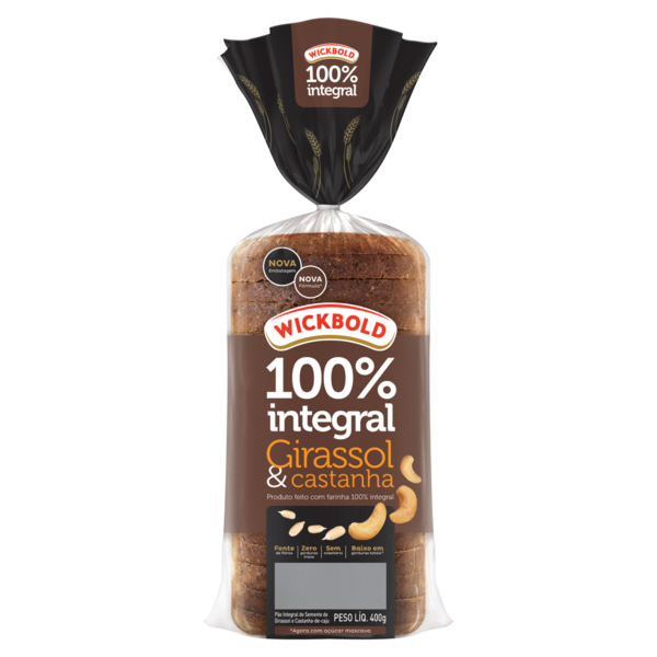 WICKBOLD Whole Wheat Sunflower and Chestnut Bread 400g Package