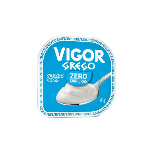 Iogurte VIGOR Grego Zero Gordura Tradicional 90g