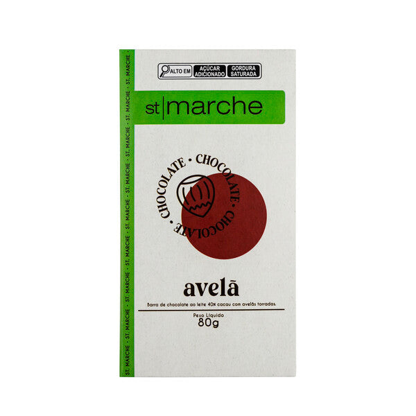 Barra de Chocolate St Marche de Avelã 80g