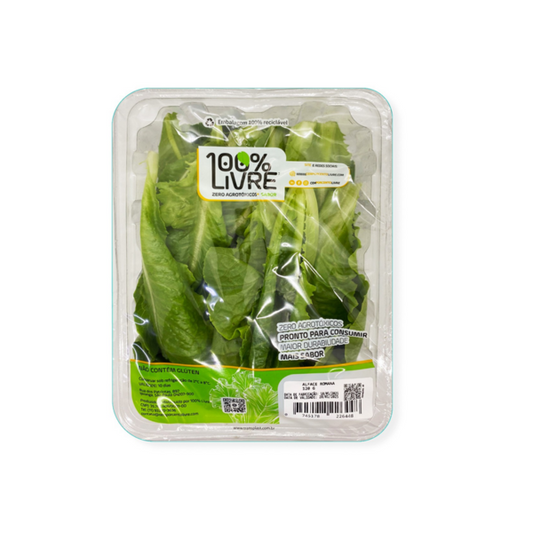 Alface Romana 100% Livre 120g