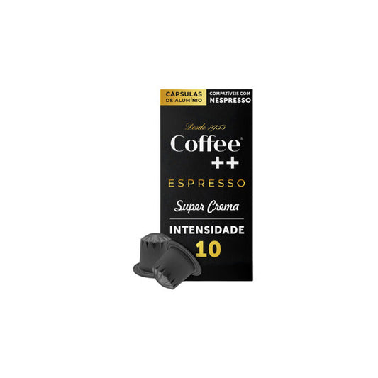 Cápsula de Café Espresso Coffe++ Super Crema com 10 unidades
