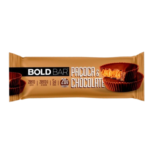 Barra de Proteína BOLD Paçoca Com Chocolate 60g