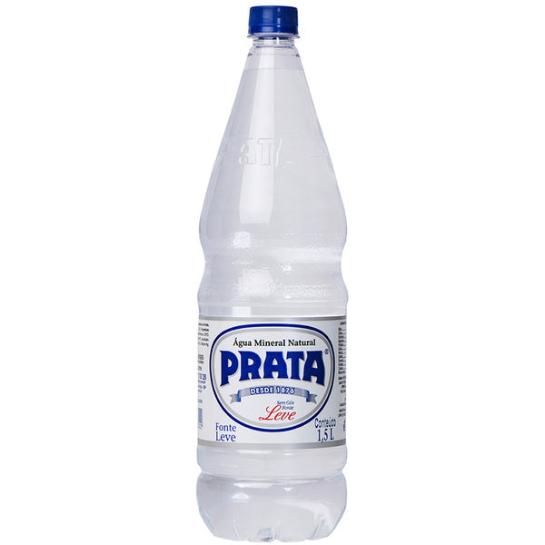 Água Mineral Sem Gás PRATA 1,5 Litros